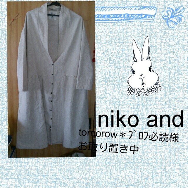 niko and...(ニコアンド)のﾆｺｱﾝﾄﾞ★ﾘﾈﾝｺｰﾄﾜﾝﾋﾟ レディースのワンピース(ひざ丈ワンピース)の商品写真