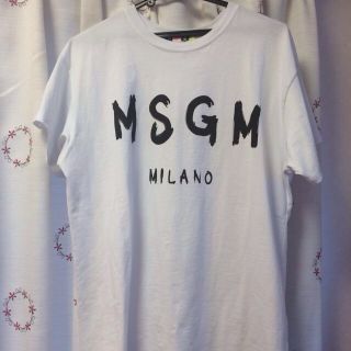 エムエスジイエム(MSGM)のMSGMロゴプリントビッグTシャツ(Tシャツ(半袖/袖なし))