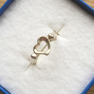ティファニー(Tiffany & Co.)の美品 ティファニー オープンハート シルバー925リング 指輪(リング(指輪))