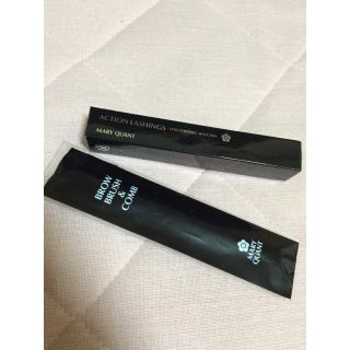 マリークワント(MARY QUANT)のMARY QUANT マスカラ＆ブローブラシコームのセット 未使用(マスカラ)