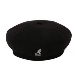 カンゴール(KANGOL)のKANGOL 黒 ベレー帽 超美品(ハンチング/ベレー帽)