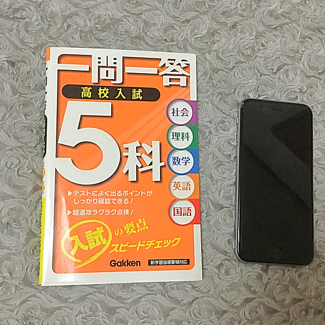 入試５科 (一問一答) 【受験勉強】【美品】 エンタメ/ホビーの本(ノンフィクション/教養)の商品写真