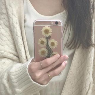 フラワー(flower)のFlower 押し花iPhoneケース(iPhoneケース)