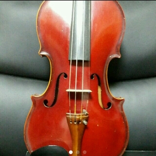 高級 国産バイオリン 鈴木 No.6 証明ラベル有 弓、新品肩当、松脂、予備弦付(ヴァイオリン)