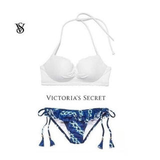 ヴィクトリアズシークレット(Victoria's Secret)の新品(32C他/S)victoria's secretフリルホルタービキ二set(水着)