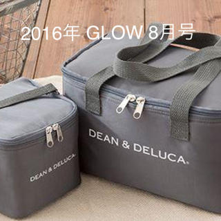 ディーンアンドデルーカ(DEAN & DELUCA)の新品未開封 ディーン & デルーカ 保冷バッグ 2個 GLOW 8月号 (ファッション)