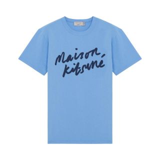 メゾンキツネ(MAISON KITSUNE')の再値下げS【新品】メゾンキツネ メンズ半袖Tシャツ ブルー(Tシャツ/カットソー(半袖/袖なし))