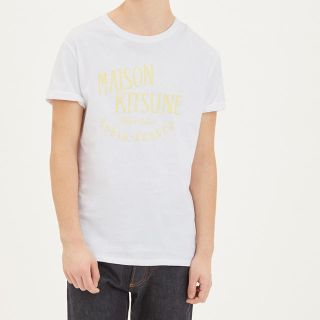 新品未使用✨MAISON KITSUNE・ BLACK・ＸＳ・半袖・黒・キツネ