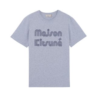 メゾンキツネ(MAISON KITSUNE')の値下げ！S【新品】メゾンキツネ メンズ半袖Tシャツ グレー(Tシャツ/カットソー(半袖/袖なし))