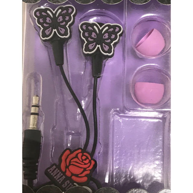 ANNA SUI(アナスイ)のANNA SUI イアフォン スマホ/家電/カメラのオーディオ機器(ヘッドフォン/イヤフォン)の商品写真