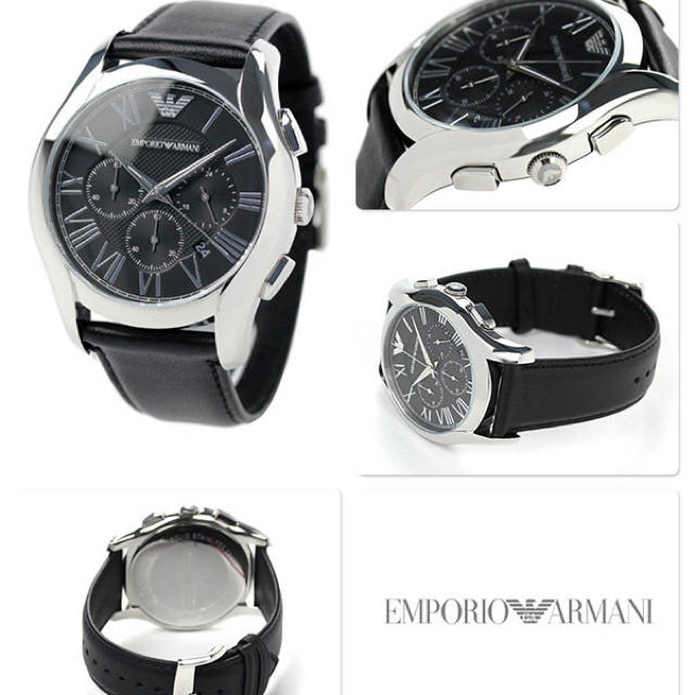 Emporio Armani(エンポリオアルマーニ)のエンポリオ アルマーニ クラシック クロノグラフ AR1700  メンズの時計(レザーベルト)の商品写真