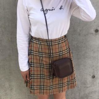 バーバリー(BURBERRY)のBurberry 巻きスカート(ひざ丈スカート)