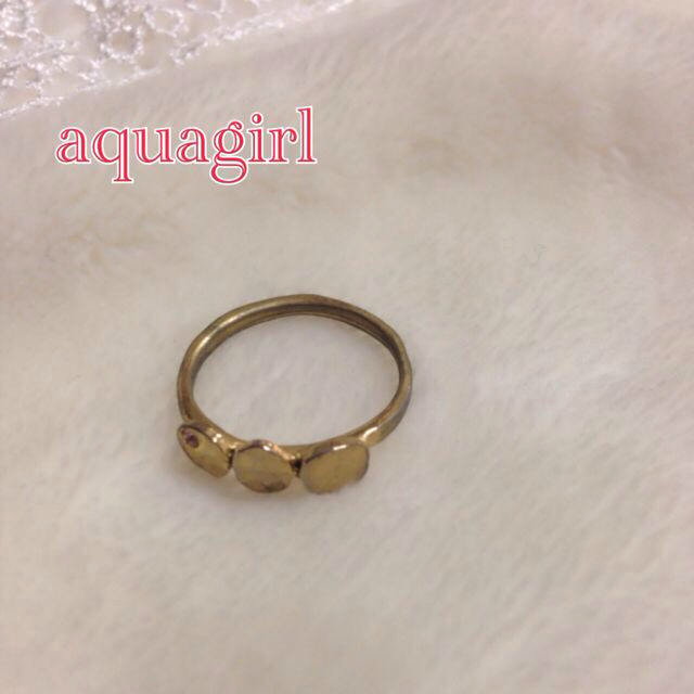 aquagirl(アクアガール)の送料込み♡アクアガールリング♡ レディースのアクセサリー(リング(指輪))の商品写真