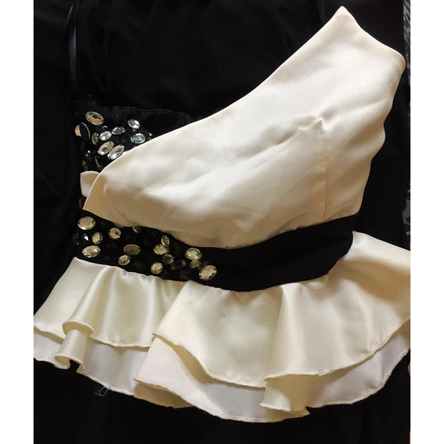 dazzy store(デイジーストア)のブラックイエローロングドレス レディースのフォーマル/ドレス(ナイトドレス)の商品写真
