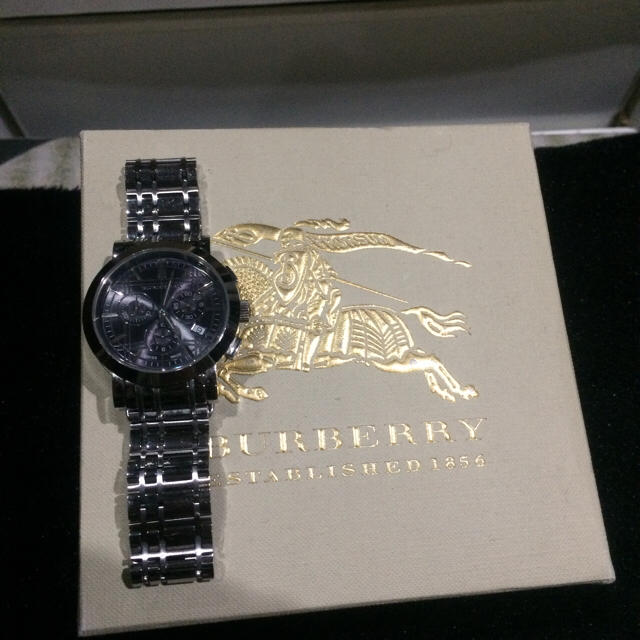 【予約中！】 Burberry - BURBERRY バーバリー クロノグラフ アナログ 時計 腕時計(アナログ)