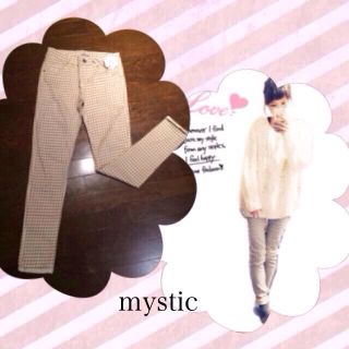 ミスティック(mystic)のミスティック♡新品ギンガムチェックパンツ(ワークパンツ/カーゴパンツ)