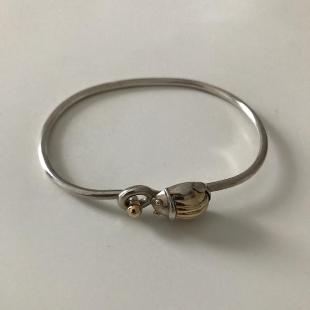 tiffany シルバー×ゴールド バングル tiffany シルバー×ゴールド バングル