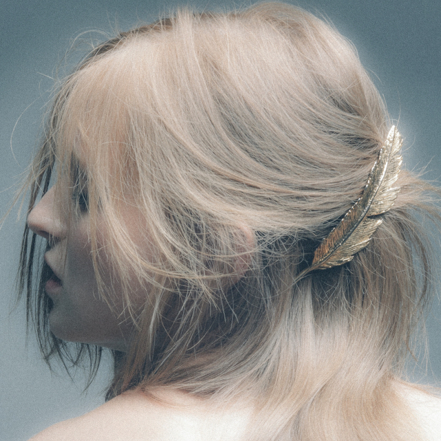 Ron Herman(ロンハーマン)のpluie フェザーバレッタLサイズ レディースのヘアアクセサリー(バレッタ/ヘアクリップ)の商品写真