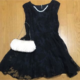 ページボーイ(PAGEBOY)の⚐ ページボーイ 黒 ドレス ワンピース ⚑(ひざ丈ワンピース)