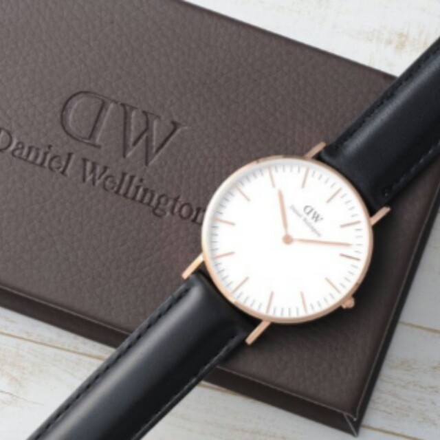 保証付！Daniel Wellington 0508DW 36ｍｍローズゴールド