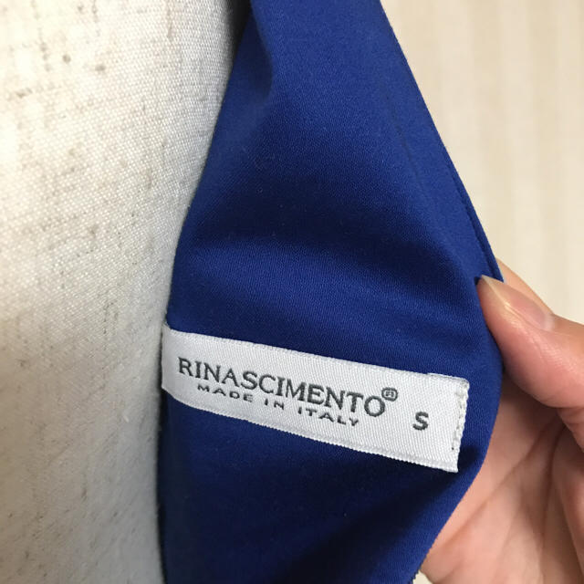 RINASCIMENTO(リナシメント)のリナシメント 爽やかブルー Aライン ワンピース レディースのワンピース(ひざ丈ワンピース)の商品写真