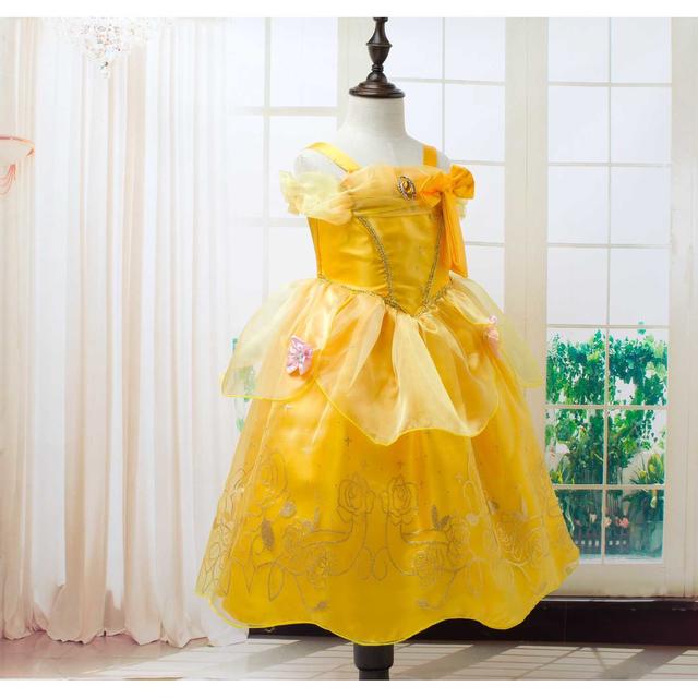 110 ディズニー 美女と野獣 ベル 風 子供 黄色 フォーマル ドレス 衣装の通販 By まゆまろ S Shop ラクマ