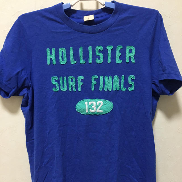 Hollister(ホリスター)の人気❣️ホリスター✨刺繍ロゴTシャツ👕sizeL メンズのトップス(Tシャツ/カットソー(半袖/袖なし))の商品写真