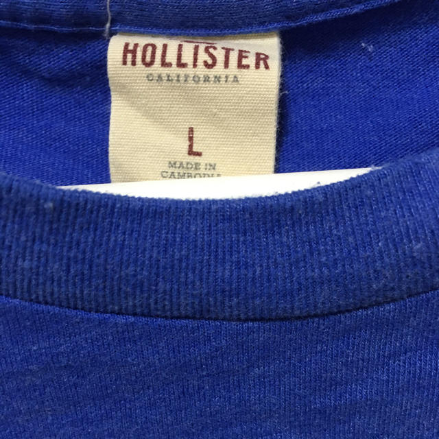 Hollister(ホリスター)の人気❣️ホリスター✨刺繍ロゴTシャツ👕sizeL メンズのトップス(Tシャツ/カットソー(半袖/袖なし))の商品写真