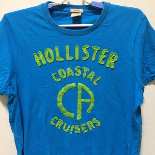 ホリスター(Hollister)の人気カラー❣️ホリスター💫刺繍ロゴTシャツ👕sizeL(Tシャツ/カットソー(半袖/袖なし))