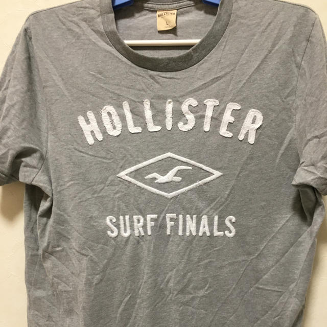 Hollister(ホリスター)の人気❣️ホリスター✨刺繍ロゴTシャツ👕sizeL メンズのトップス(Tシャツ/カットソー(半袖/袖なし))の商品写真