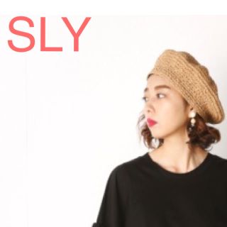 スライ(SLY)のSLYベレー帽(ハンチング/ベレー帽)