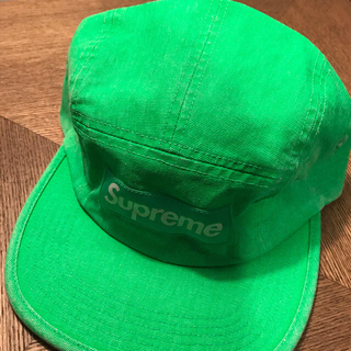 シュプリーム(Supreme)のSupreme washed canvas camp cap Green(キャップ)