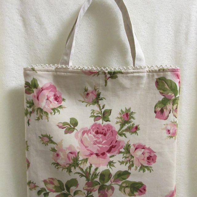 FELISSIMO(フェリシモ)のフェリシモ　美しい薔薇のぺたんこトート ハンドメイドのファッション小物(バッグ)の商品写真