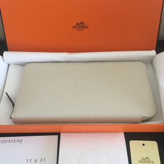 エルメス(Hermes)の新品未使用 2017年 新作 エルメス アザップ シルクイン クレ(財布)