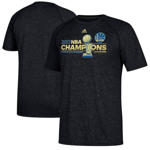 adidas(アディダス)の限定 2017 NBA チャンピオン  ウォリアーズ ロッカールーム Ｔシャツ スポーツ/アウトドアのスポーツ/アウトドア その他(バスケットボール)の商品写真