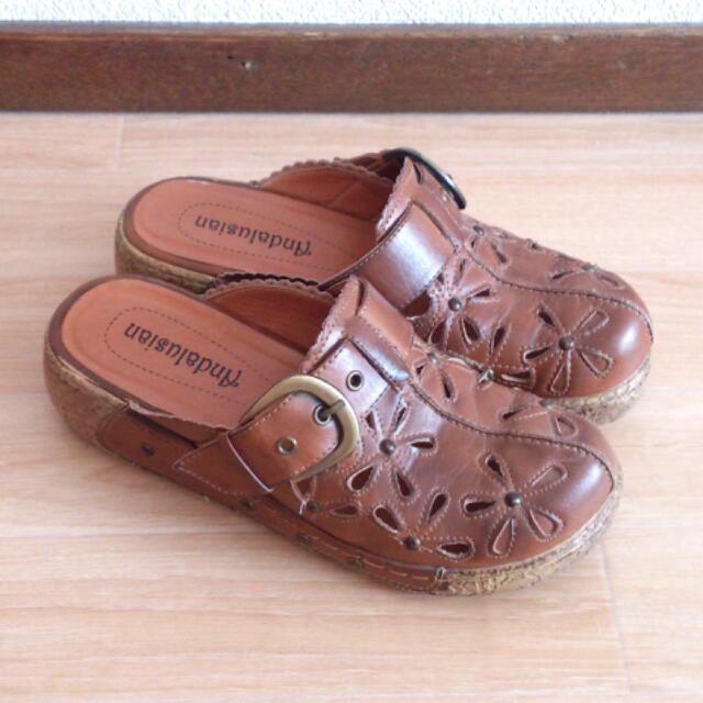 森ガール 系 サボ レディースの靴/シューズ(サンダル)の商品写真