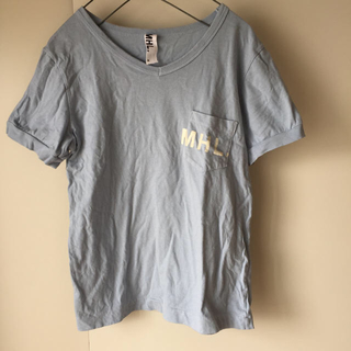 マーガレットハウエル(MARGARET HOWELL)のMHL ロゴ Tシャツ サイズ2(Tシャツ(半袖/袖なし))