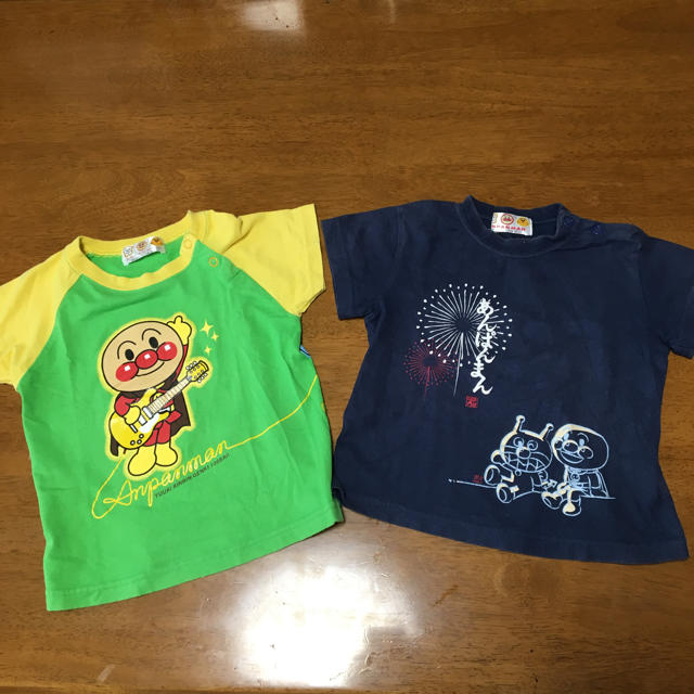 BANDAI(バンダイ)のアンパンマン95㎝Tシャツ2枚セット キッズ/ベビー/マタニティのキッズ服男の子用(90cm~)(Tシャツ/カットソー)の商品写真