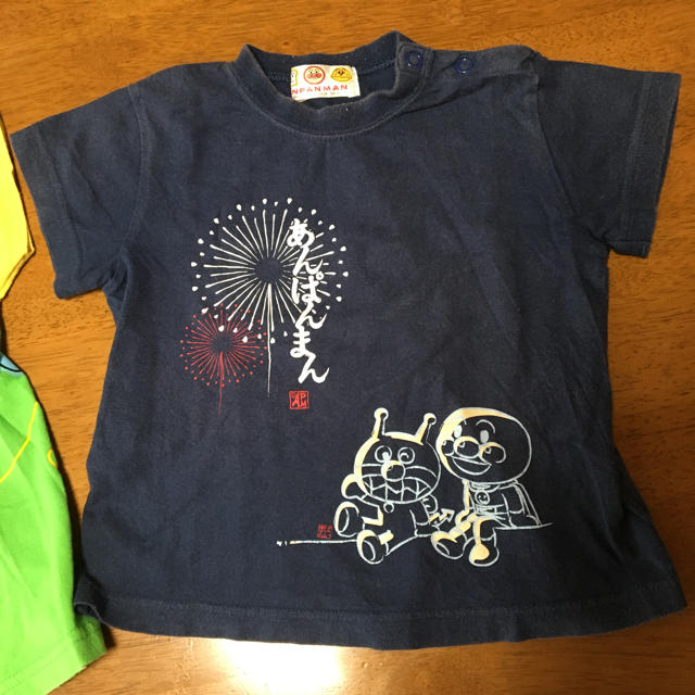 BANDAI(バンダイ)のアンパンマン95㎝Tシャツ2枚セット キッズ/ベビー/マタニティのキッズ服男の子用(90cm~)(Tシャツ/カットソー)の商品写真