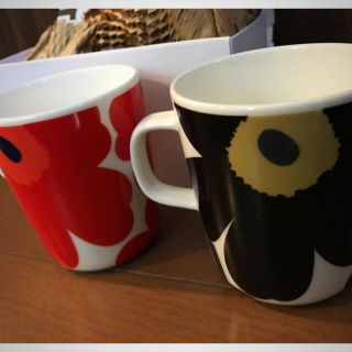 マリメッコ(marimekko)のマリメッコ ウニッコ マグカップ(グラス/カップ)