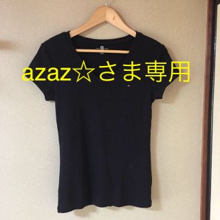 トミーヒルフィガー(TOMMY HILFIGER)のトミーヒルフィガー VネックTシャツ ブラック(Tシャツ(半袖/袖なし))