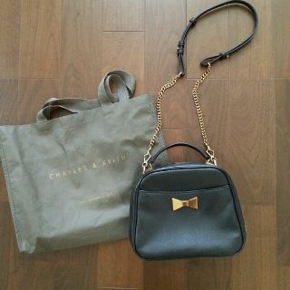 チャールズアンドキース(Charles and Keith)のチャールズ&キース リボンショルダーバッグ(ショルダーバッグ)