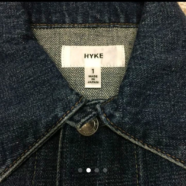 HYKE(ハイク)のハイク デニムジャケット タイプ3 サイズ1 レディースのジャケット/アウター(Gジャン/デニムジャケット)の商品写真