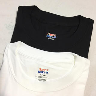 ヘインズ(Hanes)の新品 XL 2枚 USA企画 HanesビーフィーT へヴィーウェイト ６オンス(Tシャツ/カットソー(半袖/袖なし))