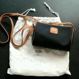 クレージュ(Courreges)のPEZさま専用 クレージュ ショルダーバッグ(保存巾着袋付き) +ミニタオル　 (ショルダーバッグ)