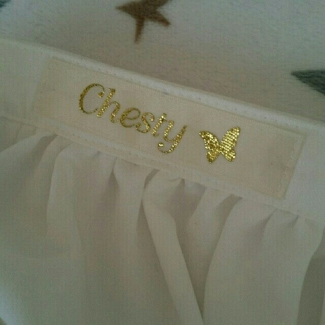 Chesty(チェスティ)のチェスティchestyチュール入白スカート美品 レディースのスカート(ミニスカート)の商品写真