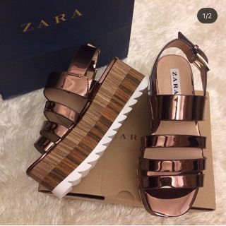 ザラ(ZARA)の新品未使用 ZARAサンダル(サンダル)