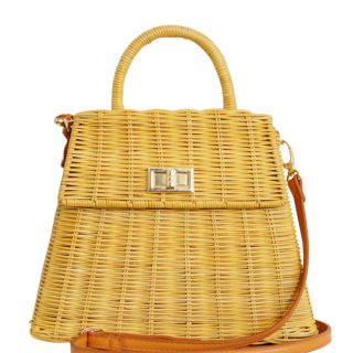 アメリヴィンテージ(Ameri VINTAGE)のAMERI TRAPEZE RATTAN BAG(ショルダーバッグ)