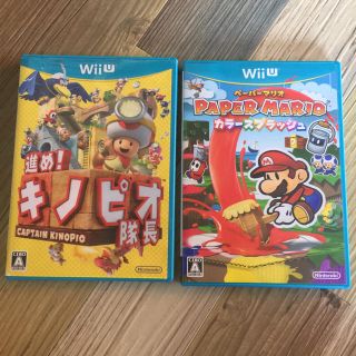 ニンテンドウ(任天堂)のwiiuソフト2本セット(家庭用ゲームソフト)