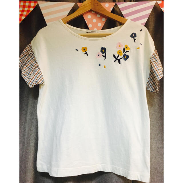 POU DOU DOU(プードゥドゥ)の＊POU DOU DOU 刺繍Tシャツ＊ レディースのトップス(Tシャツ(半袖/袖なし))の商品写真